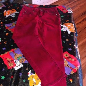 Girls NWOT Justice Premium Jewel Red-Pink, 10R